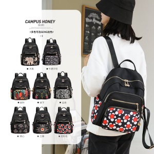 Sac à dos fille de grande capacité tissu Oxford en Toile