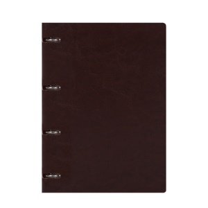 Cahier à feuilles mobiles B5 avec couverture en cuir PU épaissi 100 pages