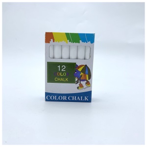 Set de 12 craies blanches