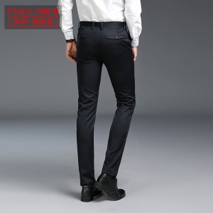 Pantalon de costume pour homme Slim Fit