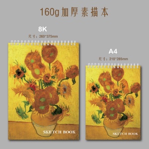 Carnet de dessins A4/8K 60pages