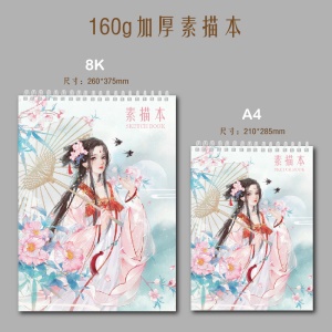 Carnet de dessins A4/8K 60pages