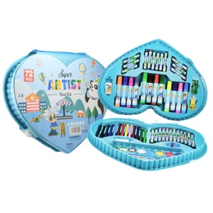 Ensemble de crayons d'aquarelle pour enfants 72 pièces
