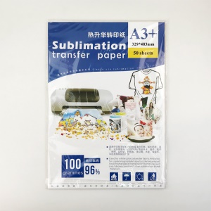 Papier de transfert A3+ sublimation thermique (type à séchage lent) 329 * 483MM