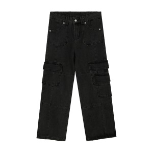 Jean homme  amle noir en coton