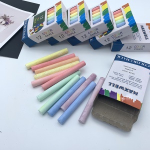 Craie de couleur 12 pièces/boîte