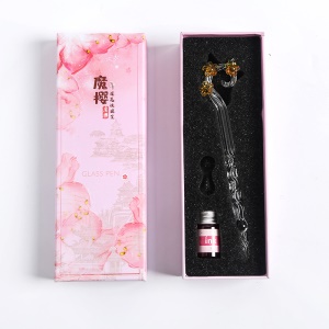 Stylo en verre contenant 15 ml d'encre