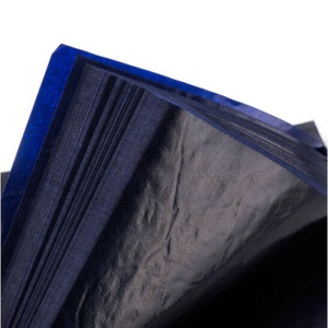 222 50papiers carbone 16K bleu