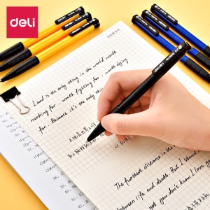 Deli 6546 Stylo à bille encre bleu 0.7 mm