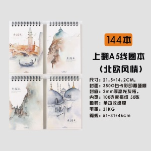Carnet de bobines renversées A5
