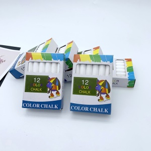 Set de 12 craies blanches