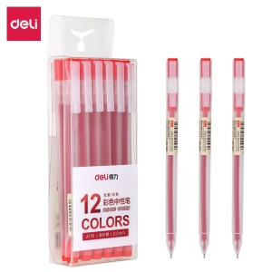 Deli  A119 stylo à billet à pointe fine de 0.5mm multicouleur d'encre