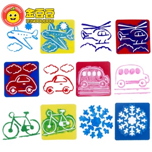 Calques de dessin et coloriage de graffiti lavable pour enfants à la maternelle