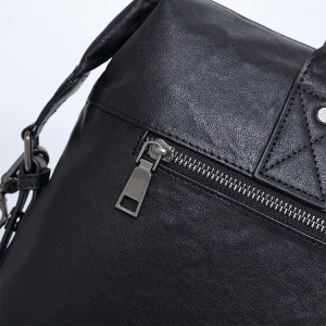 Sac porte-documents pour hommes en cuir de vache