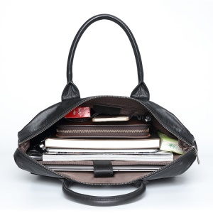 Sac porte-documents pour hommes en cuir de vache