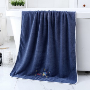 Serviette de bain haute densité en peluche de corail 70 * 140cm