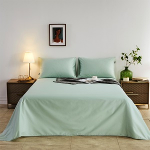 Draps et taie d'oreiller en coton multicolore disponible