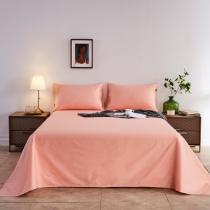 Draps et taie d'oreiller en coton multicolore disponible