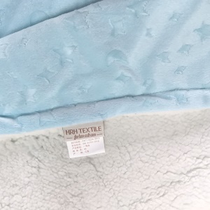 Couverture de lit super souple double couche 110 * 80cm