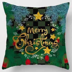 Taie d'oreiller imprimée de Noël