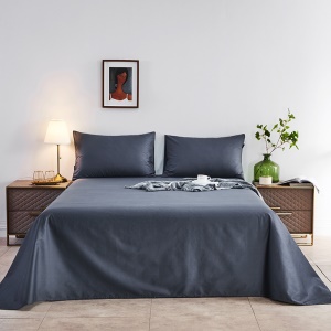 Draps et taie d'oreiller en coton multicolore disponible