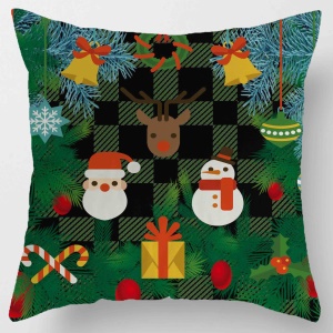 Taie d'oreiller imprimée de Noël