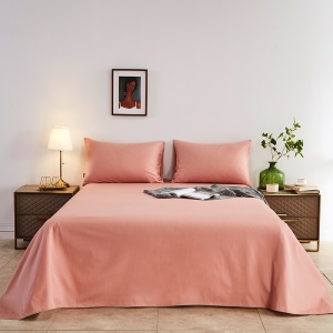 Draps et taie d'oreiller en coton multicolore disponible