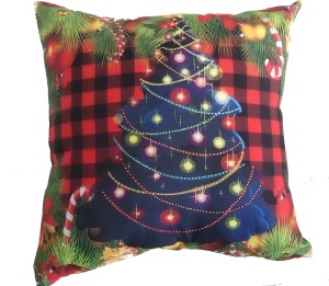 Taie d'oreiller imprimée de Noël