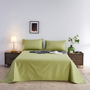 Draps et taie d'oreiller en coton multicolore disponible