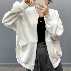 Femme veste de détente avec fermeture éclair