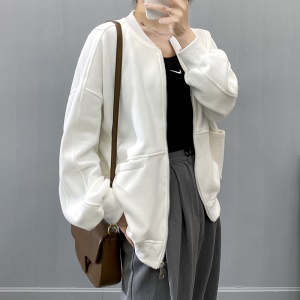 Femme veste de détente avec fermeture éclair