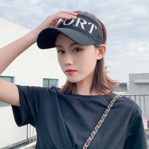 Casquette de protection solaire pour femme style de sport en plein air casquette tricot