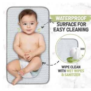 Coussinets à langer pour bébé portatifs imperméables