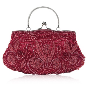Sac de soirée avec Broderie de perles artisanale rare et vintage