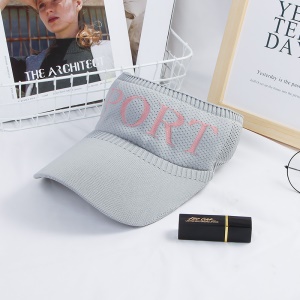 Casquette de protection solaire pour femme style de sport en plein air casquette tricot