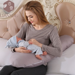 Oreiller V femme enceinte protection de la taille et sommeil latéral