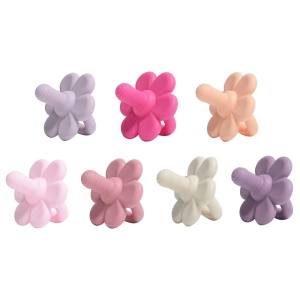 Tétine en silicone en forme de fleur pour bébé