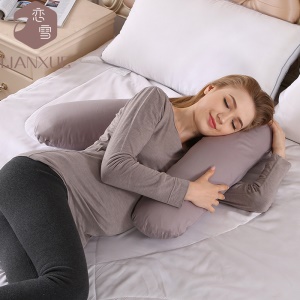 Oreiller V femme enceinte protection de la taille et sommeil latéral