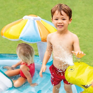 Piscine gonflable INTEX pour bébé 201cm * 170cm * 84cm