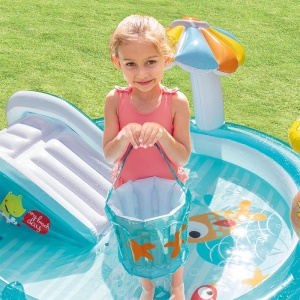 Piscine gonflable INTEX pour bébé 201cm * 170cm * 84cm