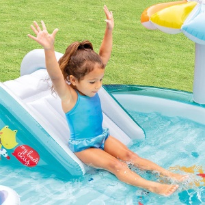 Piscine gonflable INTEX pour bébé 201cm * 170cm * 84cm