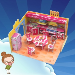 Jouet de puzzle 3D stéréo