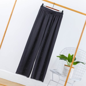 Pantalon casual pour femmes avec élastique et ample
