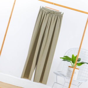 Pantalon casual pour femmes avec élastique et ample