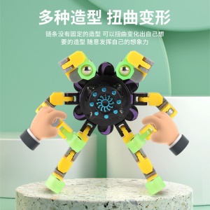 Jouets gyroscopiques peuvent être déformées et lumineuses