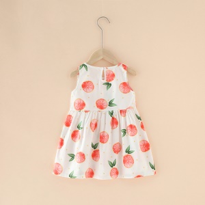 Robe fille en coton