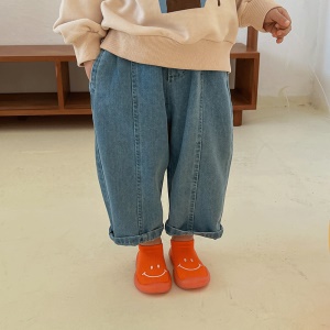 Jean ample pour filles de 3 à 8 ans