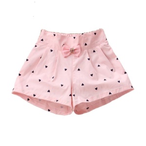 Short pour fille en coton