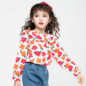 Chemise manches longues pour fille