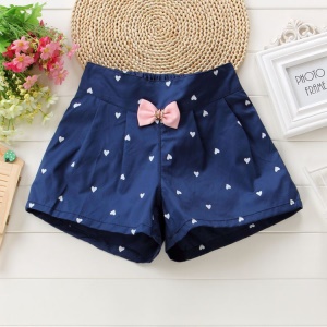 Short pour fille en coton